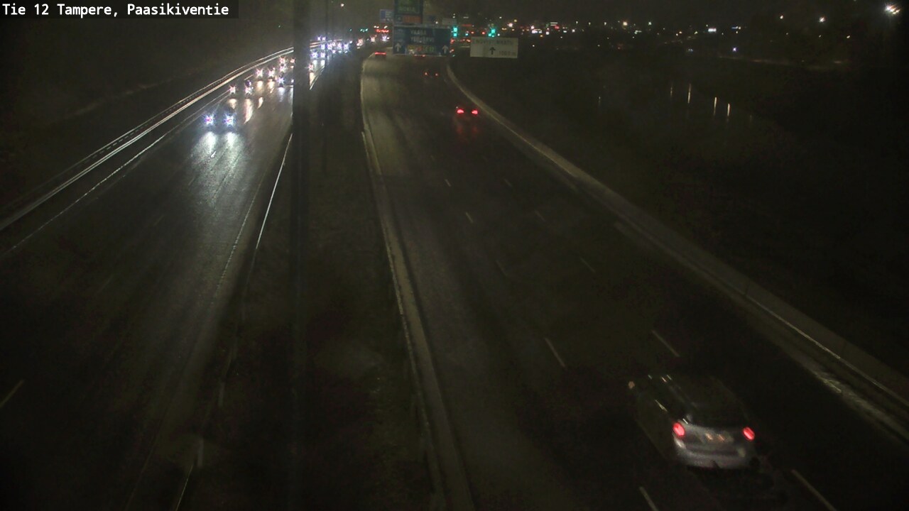 Weather Camera Image Väg 12 Tammerfors, Paasikiventie, Tampere, Pirkanmaa