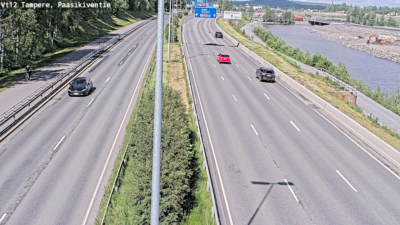 Kelikamerat Kuva Tie 12 Tampere, Paasikiventie, Tampere, Pirkanmaa