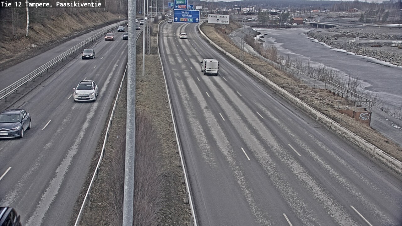 Kelikamerat Kuva Tie 12 Tampere, Paasikiventie, Tampere, Pirkanmaa