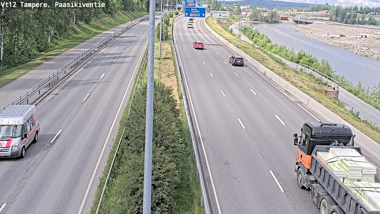 Kelikamerat Kuva Tie 12 Tampere, Paasikiventie, Tampere, Pirkanmaa