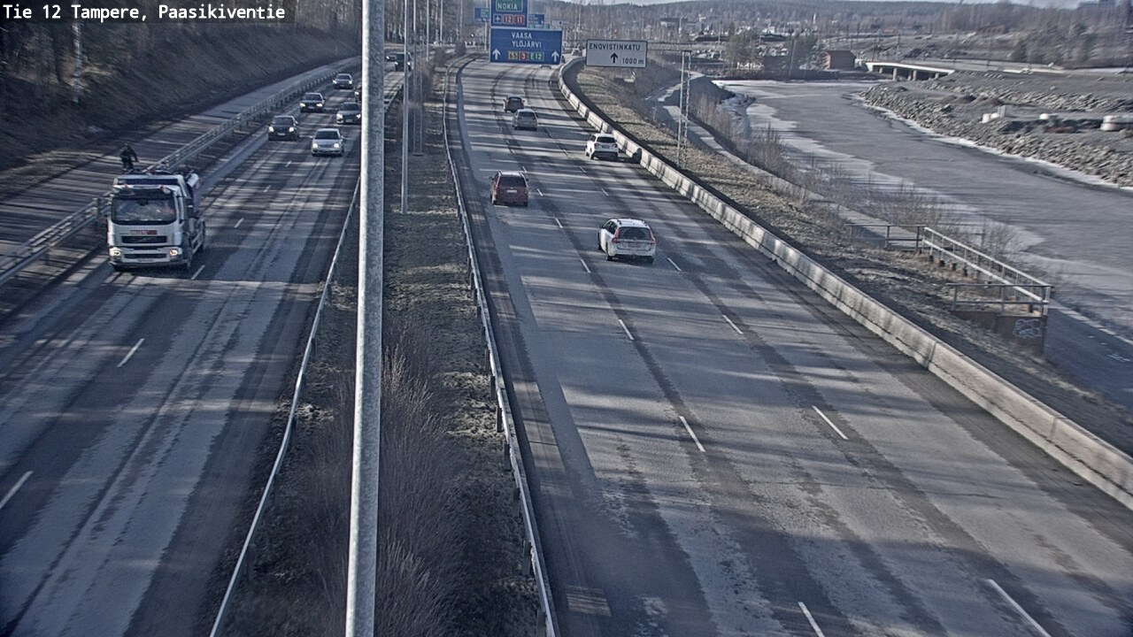 Kelikamerat Kuva Tie 12 Tampere, Paasikiventie, Tampere, Pirkanmaa