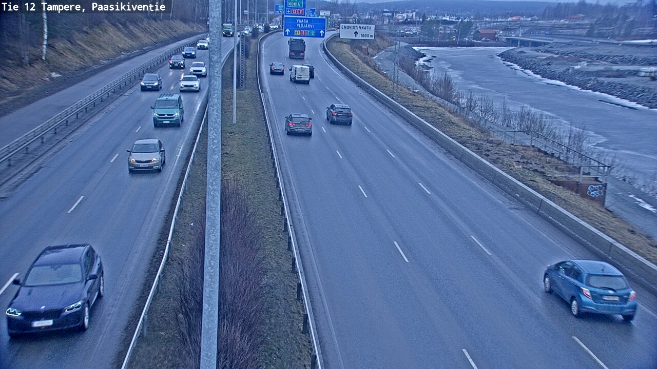 Kelikamerat Kuva Tie 12 Tampere, Paasikiventie, Tampere, Pirkanmaa