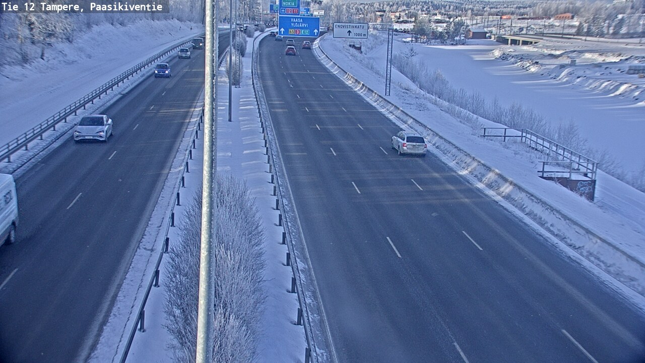 Kelikamerat Kuva Tie 12 Tampere, Paasikiventie, Tampere, Pirkanmaa