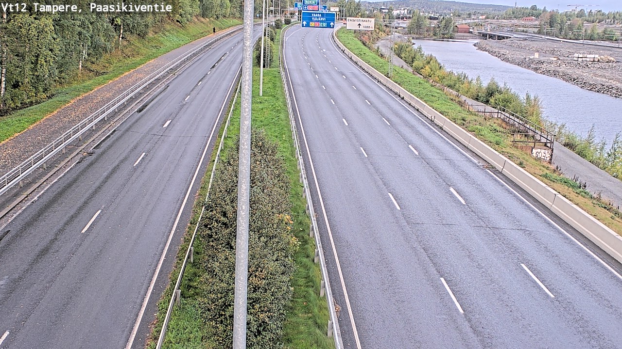 Weather Camera Image Road 12 Tampere, Paasikiventie, Tampere, Pirkanmaa