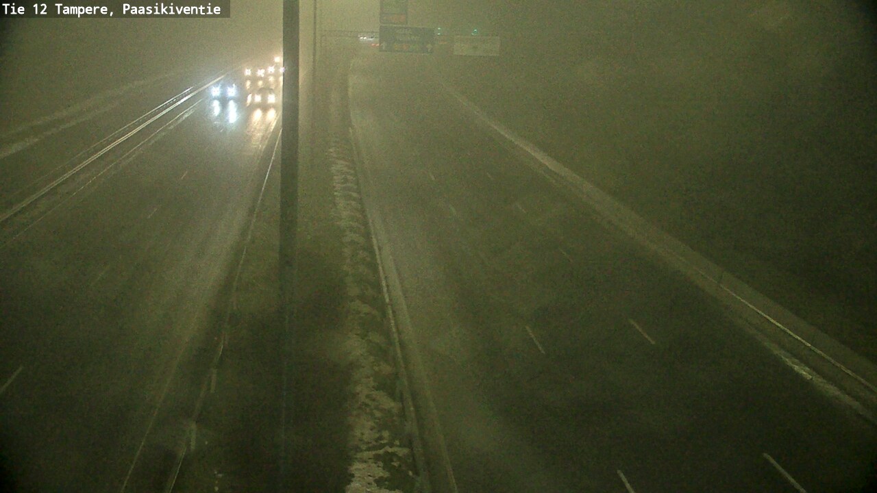Weather Camera Image Väg 12 Tammerfors, Paasikiventie, Tampere, Pirkanmaa