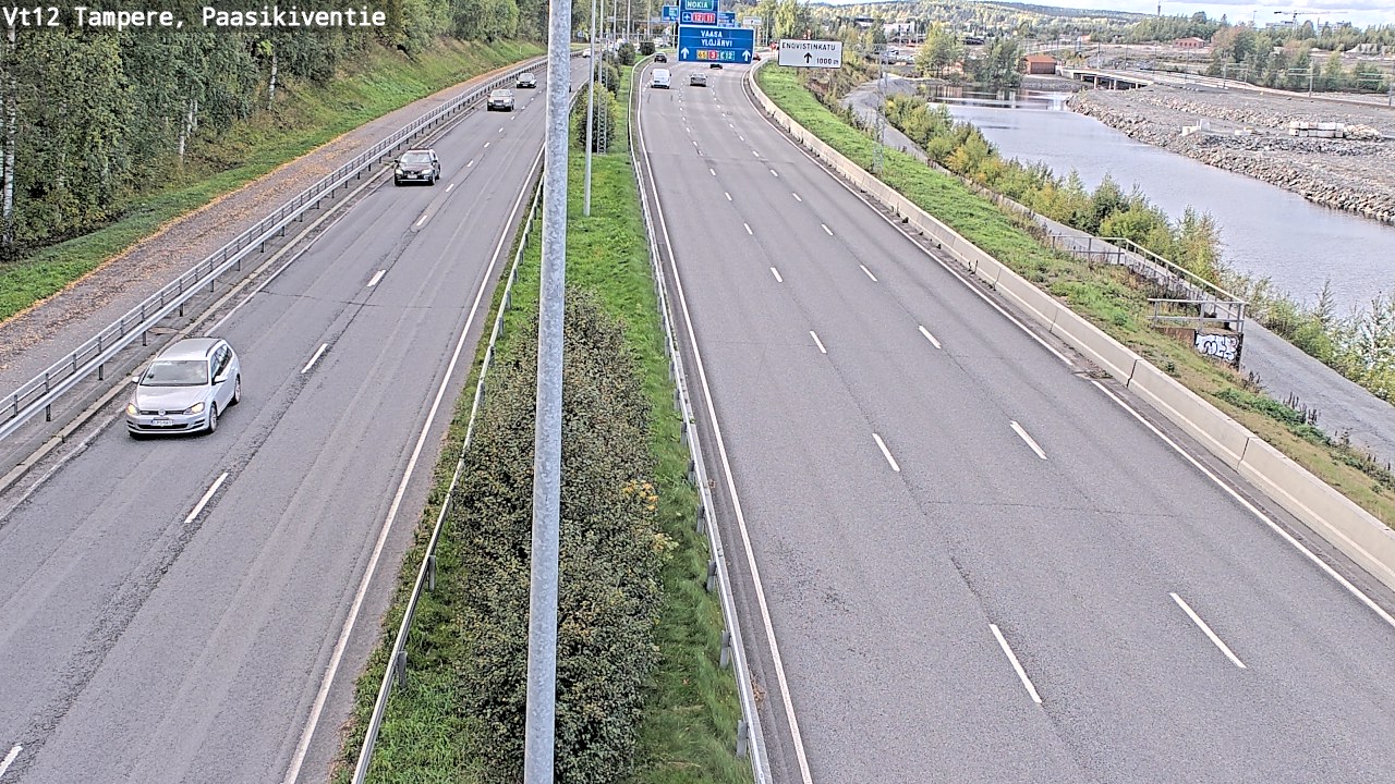 Weather Camera Image Road 12 Tampere, Paasikiventie, Tampere, Pirkanmaa