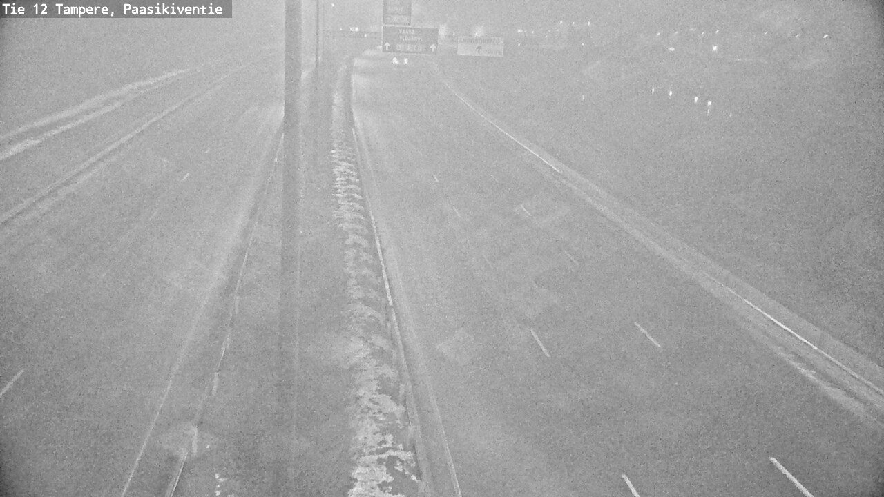 Weather Camera Image Väg 12 Tammerfors, Paasikiventie, Tampere, Pirkanmaa