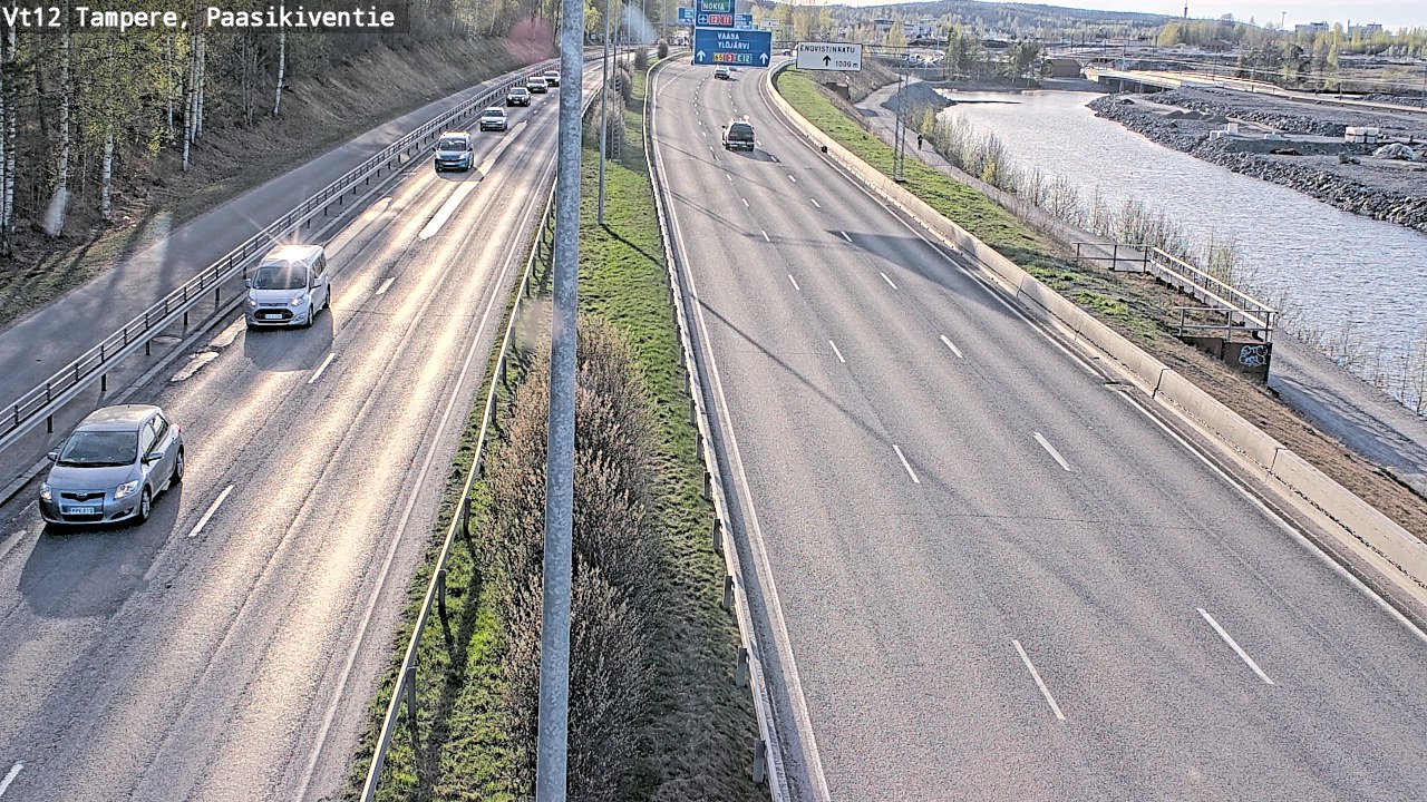 Weather Camera Image Road 12 Tampere, Paasikiventie, Tampere, Pirkanmaa