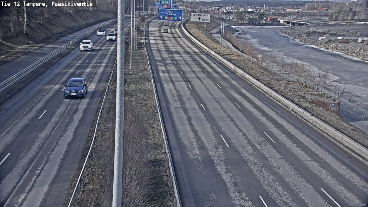 Kelikamerat Kuva Tie 12 Tampere, Paasikiventie, Tampere, Pirkanmaa