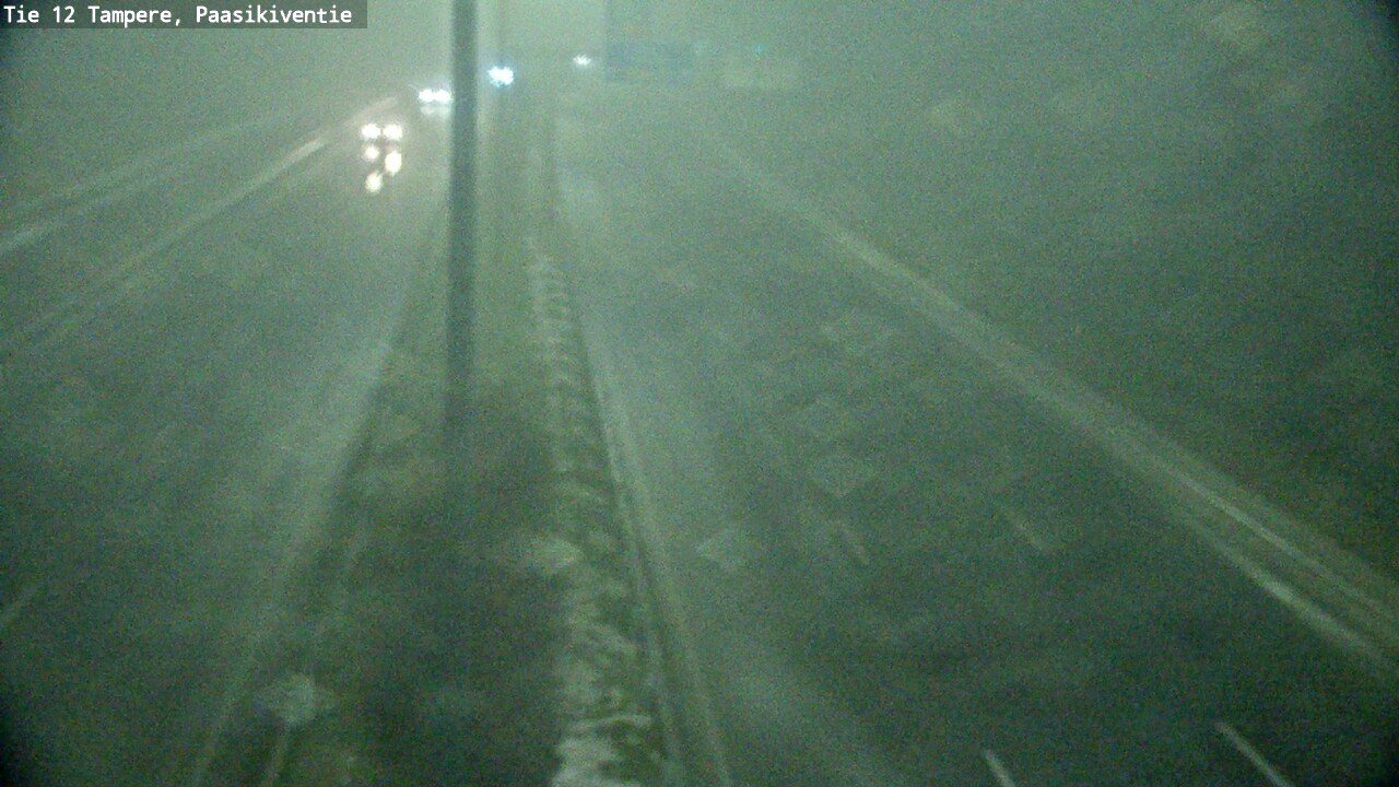 Weather Camera Image Väg 12 Tammerfors, Paasikiventie, Tampere, Pirkanmaa