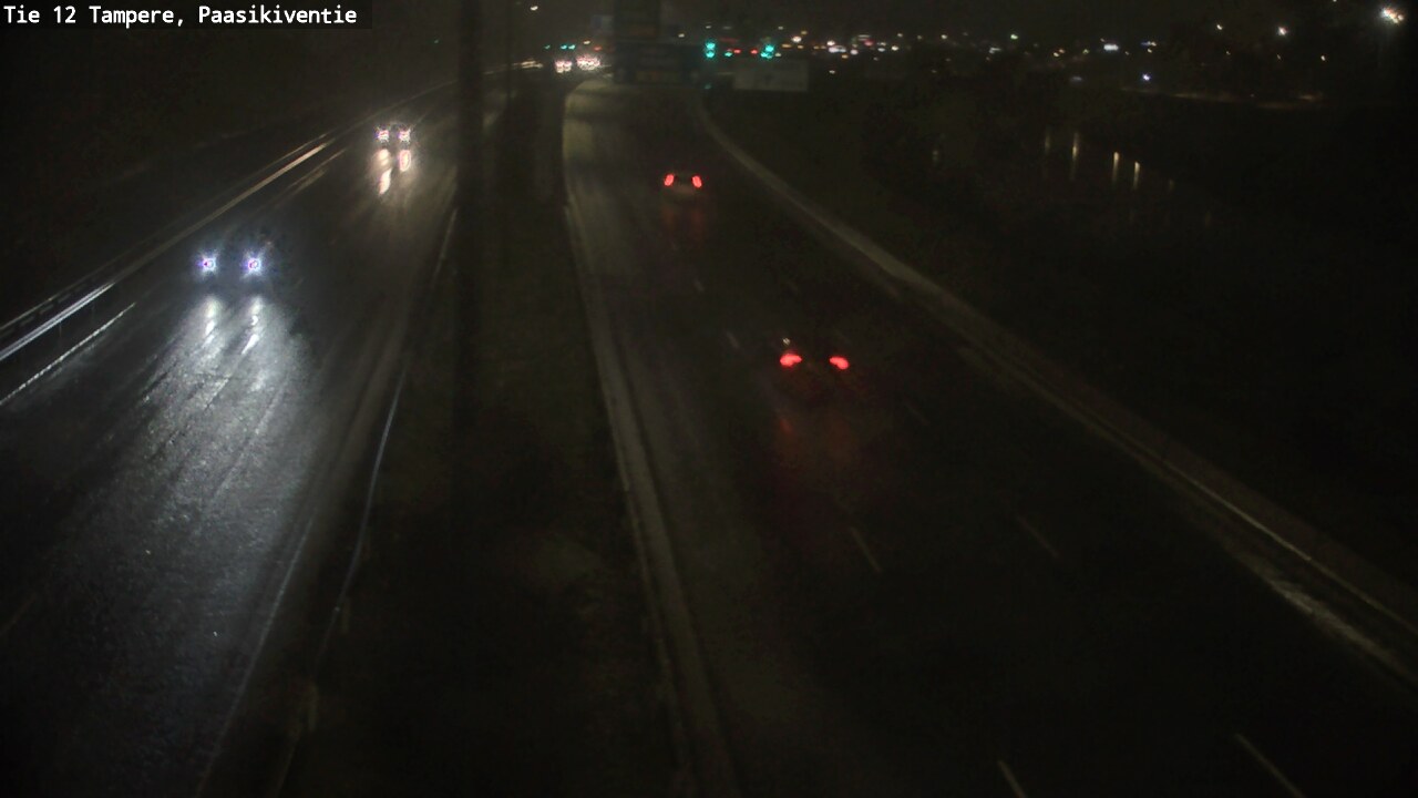 Weather Camera Image Väg 12 Tammerfors, Paasikiventie, Tampere, Pirkanmaa