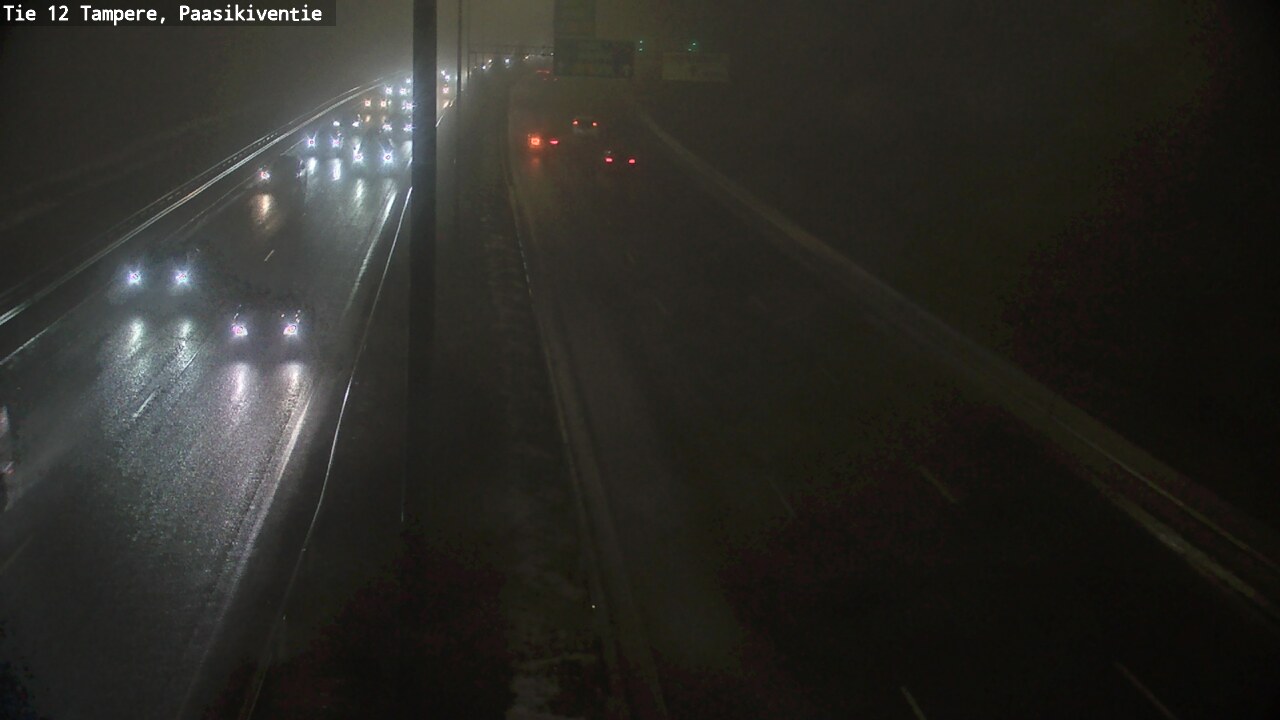 Weather Camera Image Väg 12 Tammerfors, Paasikiventie, Tampere, Pirkanmaa