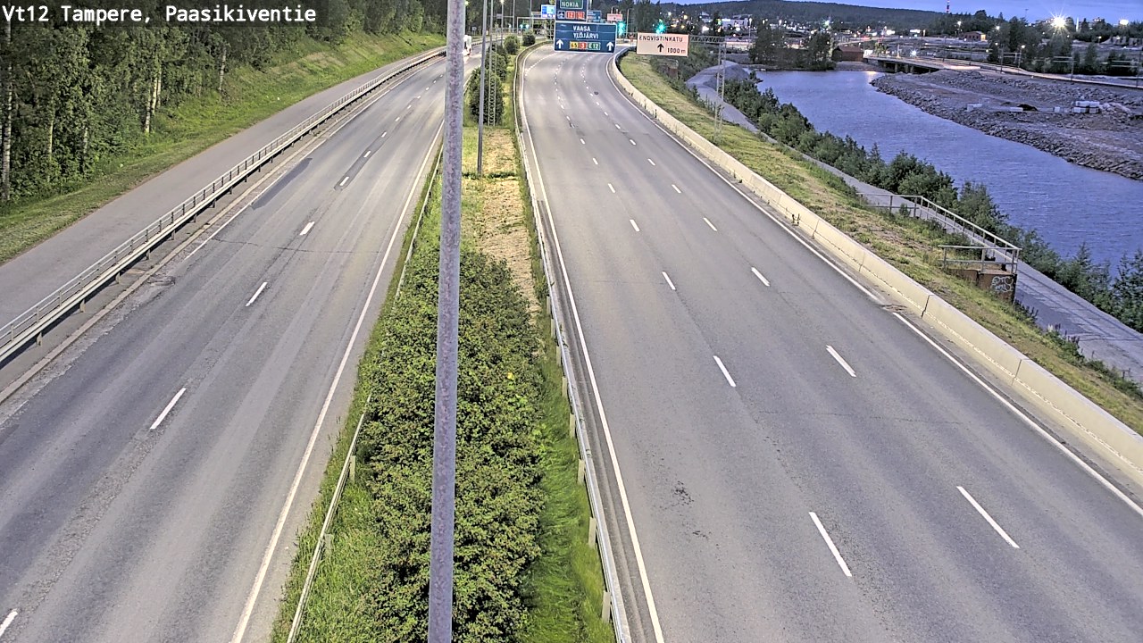 Kelikamerat Kuva Tie 12 Tampere, Paasikiventie, Tampere, Pirkanmaa