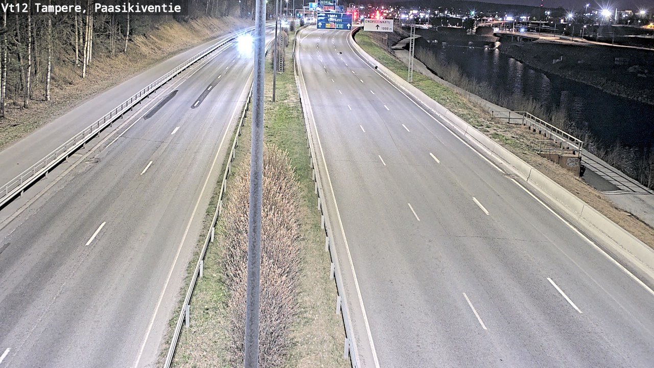 Weather Camera Image Road 12 Tampere, Paasikiventie, Tampere, Pirkanmaa