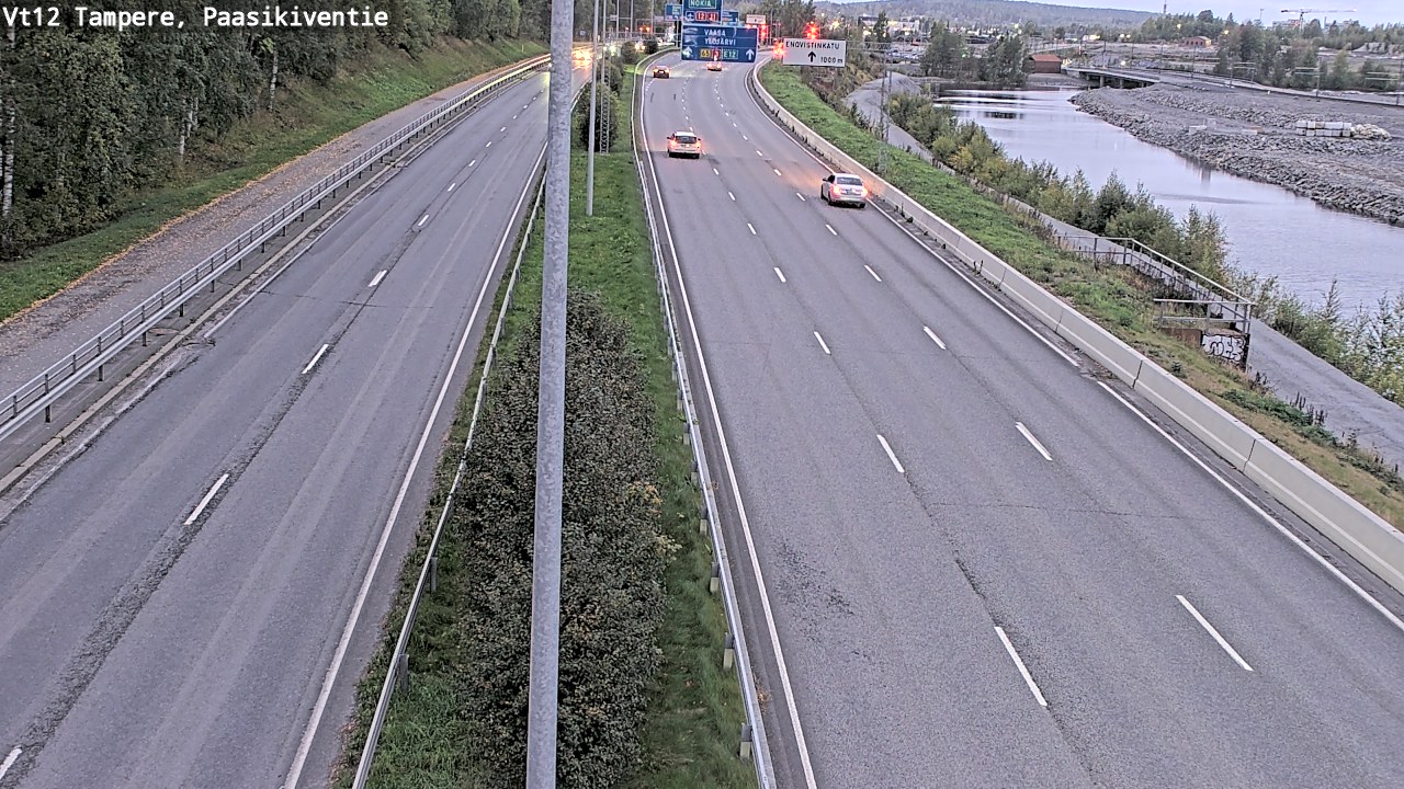 Weather Camera Image Väg 12 Tammerfors, Paasikiventie, Tampere, Pirkanmaa