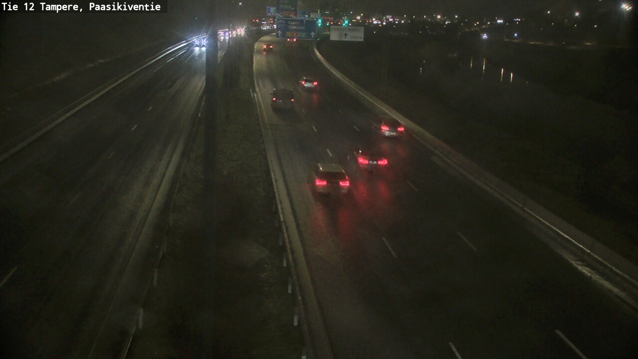 Weather Camera Image Väg 12 Tammerfors, Paasikiventie, Tampere, Pirkanmaa