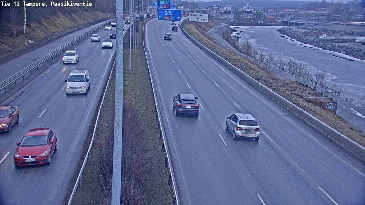 Kelikamerat Kuva Tie 12 Tampere, Paasikiventie, Tampere, Pirkanmaa