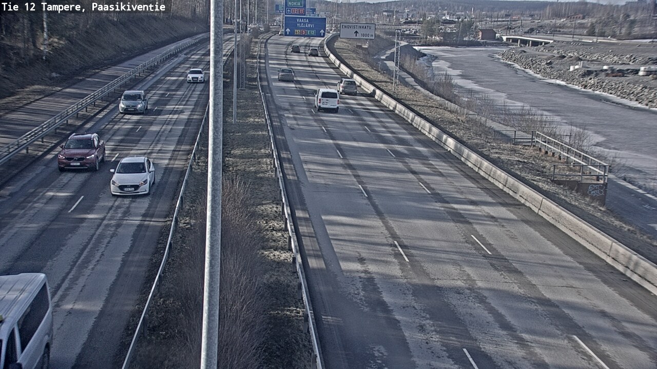 Kelikamerat Kuva Tie 12 Tampere, Paasikiventie, Tampere, Pirkanmaa