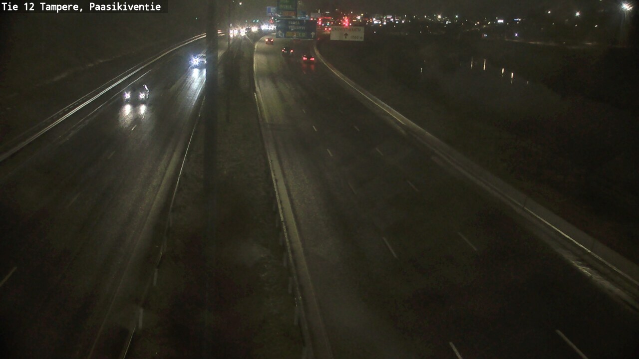 Weather Camera Image Väg 12 Tammerfors, Paasikiventie, Tampere, Pirkanmaa