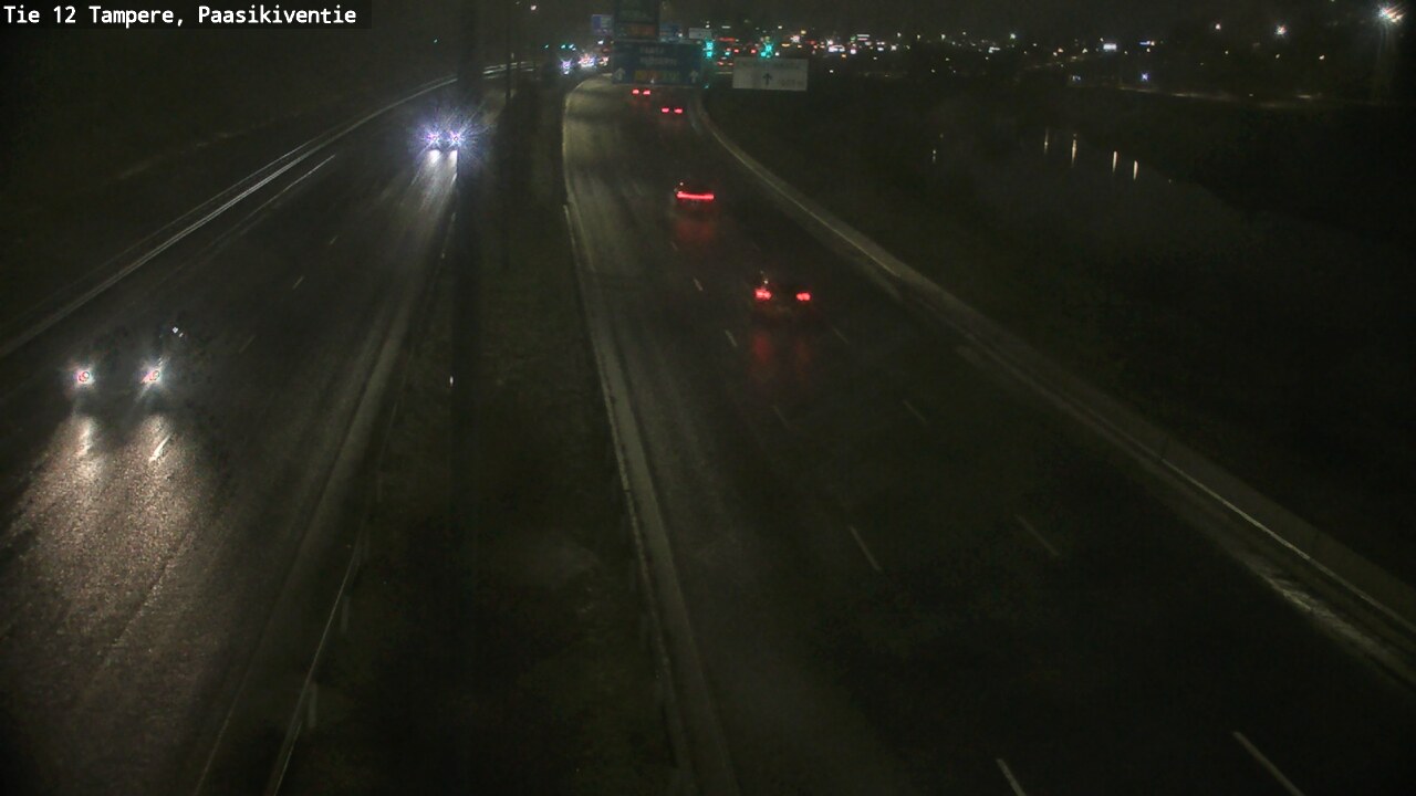 Weather Camera Image Väg 12 Tammerfors, Paasikiventie, Tampere, Pirkanmaa