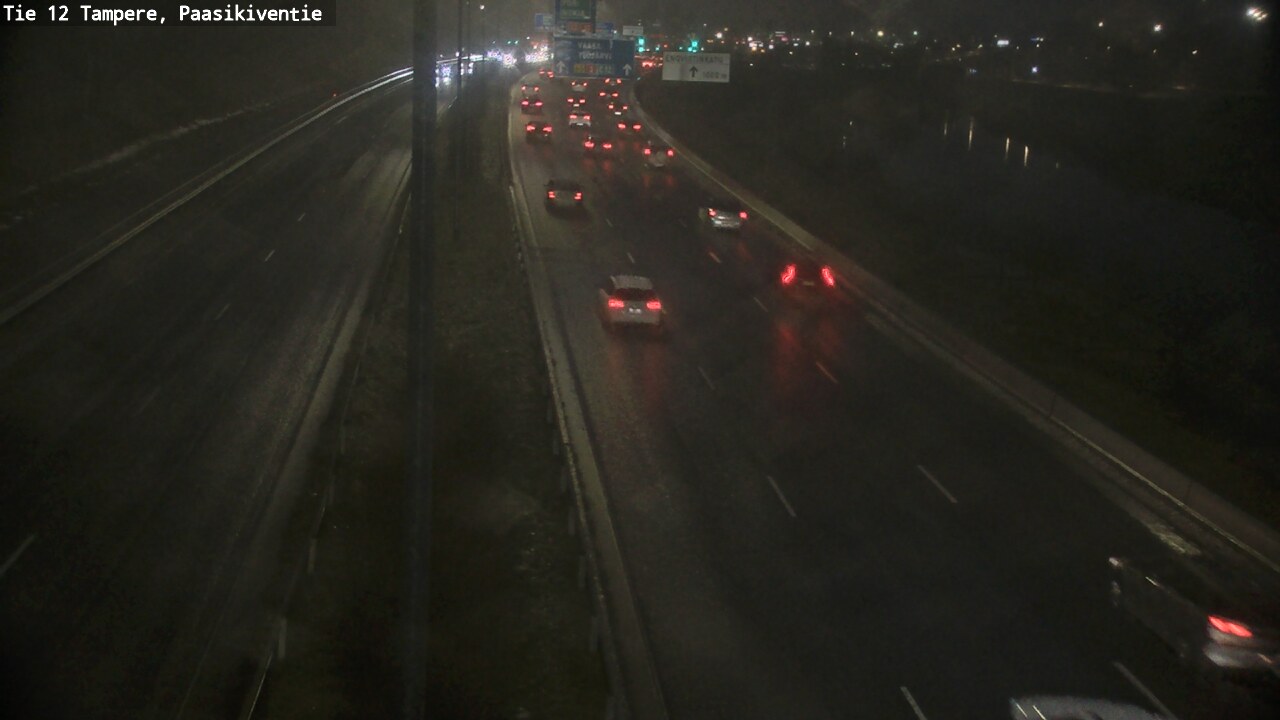 Weather Camera Image Väg 12 Tammerfors, Paasikiventie, Tampere, Pirkanmaa