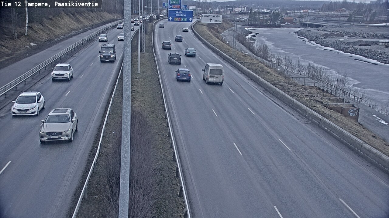 Kelikamerat Kuva Tie 12 Tampere, Paasikiventie, Tampere, Pirkanmaa