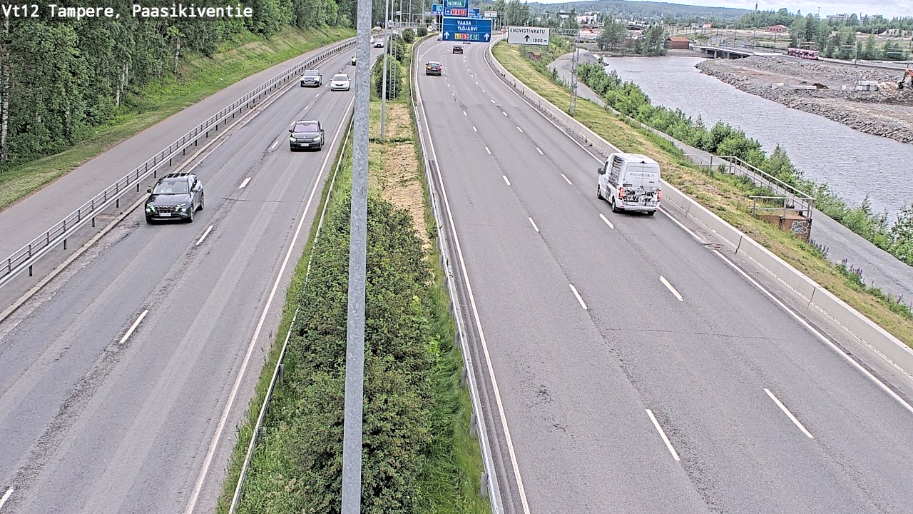 Kelikamerat Kuva Tie 12 Tampere, Paasikiventie, Tampere, Pirkanmaa