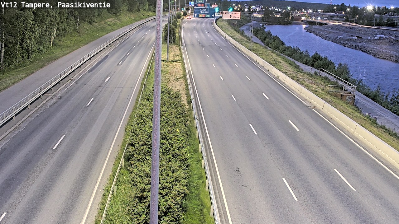 Kelikamerat Kuva Tie 12 Tampere, Paasikiventie, Tampere, Pirkanmaa