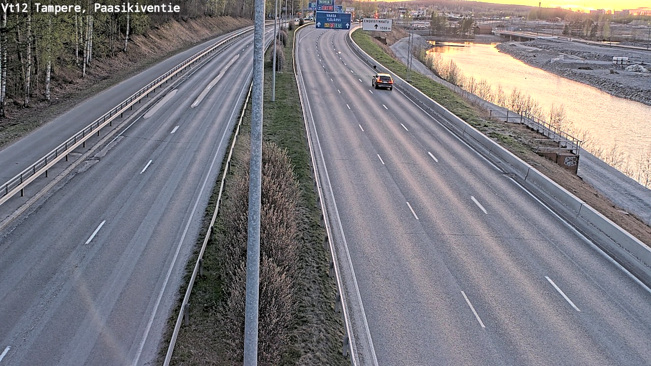 Weather Camera Image Road 12 Tampere, Paasikiventie, Tampere, Pirkanmaa