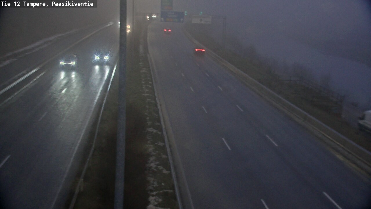 Weather Camera Image Väg 12 Tammerfors, Paasikiventie, Tampere, Pirkanmaa