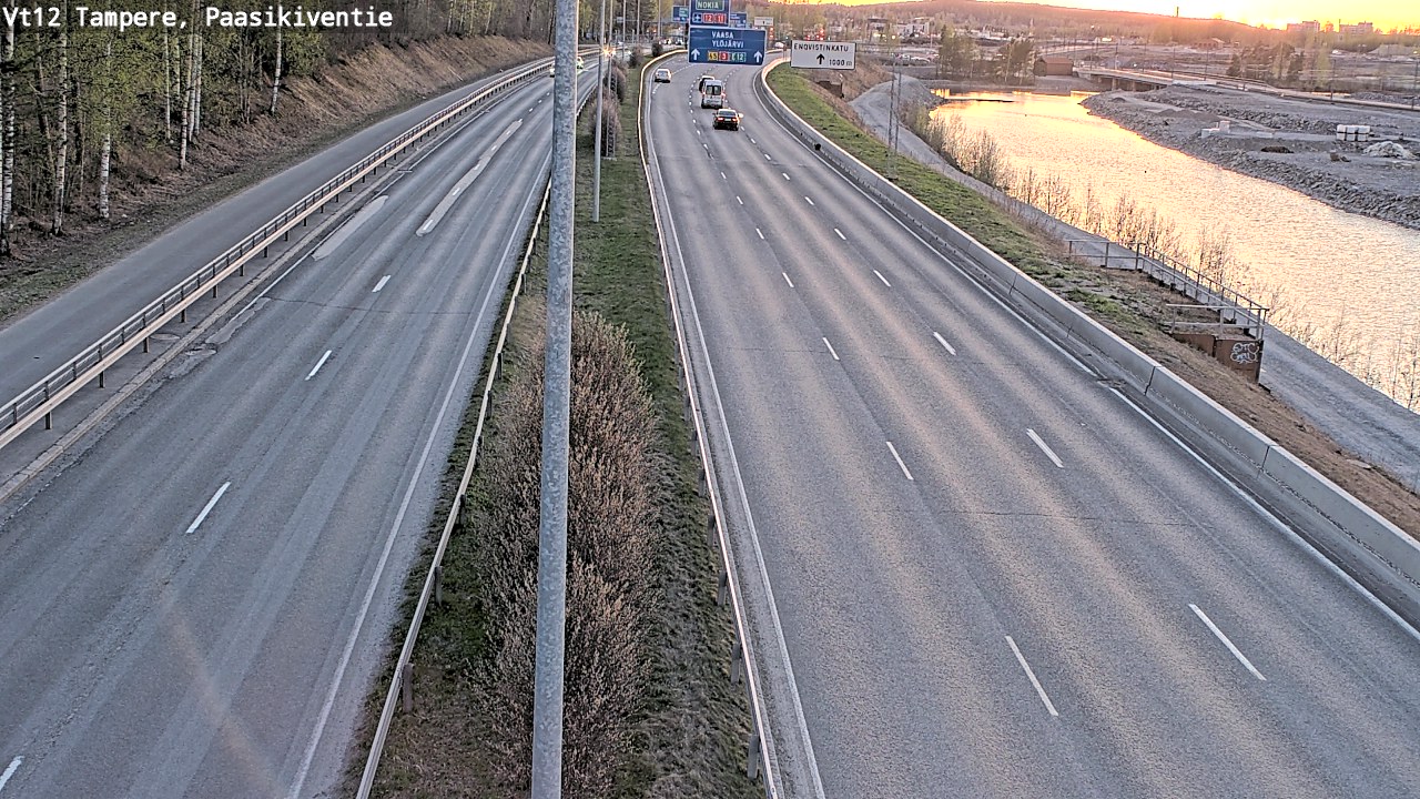 Weather Camera Image Road 12 Tampere, Paasikiventie, Tampere, Pirkanmaa