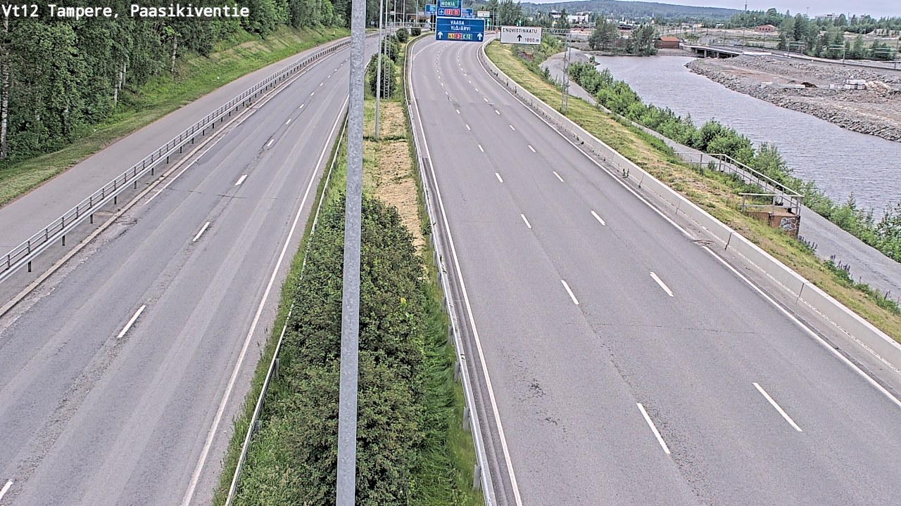 Kelikamerat Kuva Tie 12 Tampere, Paasikiventie, Tampere, Pirkanmaa