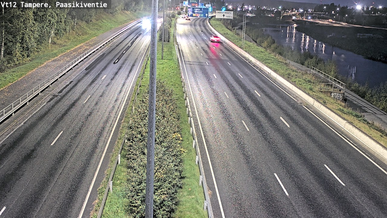 Weather Camera Image Väg 12 Tammerfors, Paasikiventie, Tampere, Pirkanmaa