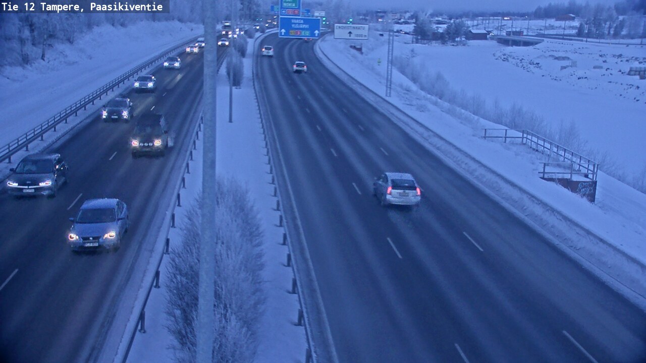 Kelikamerat Kuva Tie 12 Tampere, Paasikiventie, Tampere, Pirkanmaa