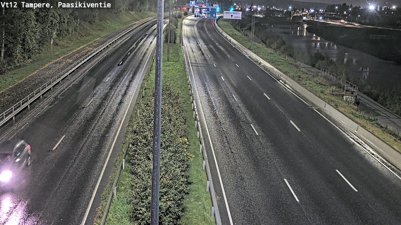 Weather Camera Image Väg 12 Tammerfors, Paasikiventie, Tampere, Pirkanmaa