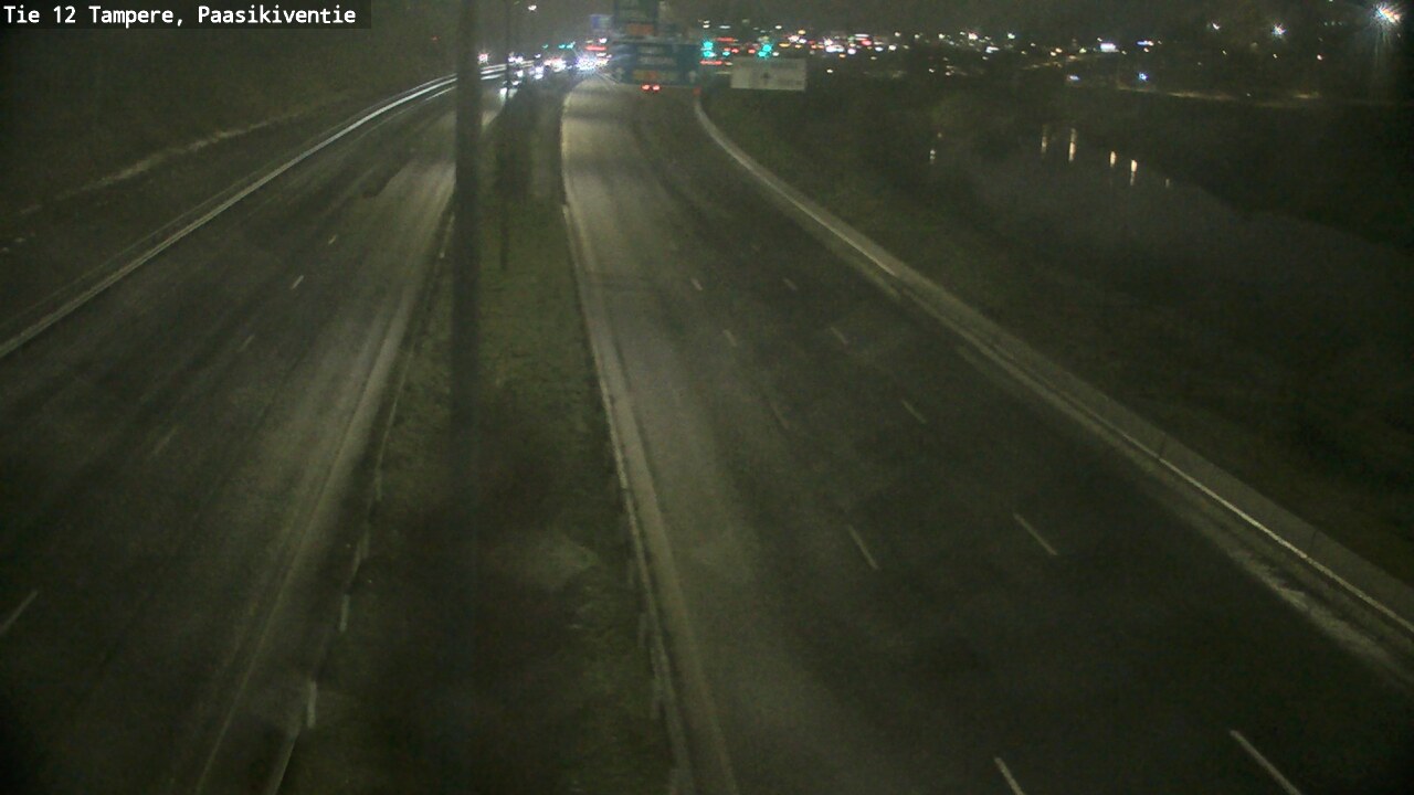 Weather Camera Image Väg 12 Tammerfors, Paasikiventie, Tampere, Pirkanmaa