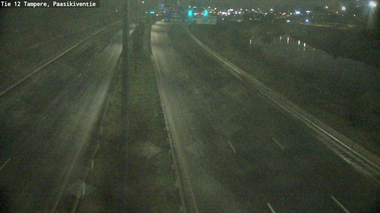 Weather Camera Image Väg 12 Tammerfors, Paasikiventie, Tampere, Pirkanmaa