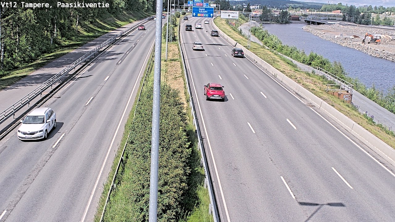 Kelikamerat Kuva Tie 12 Tampere, Paasikiventie, Tampere, Pirkanmaa