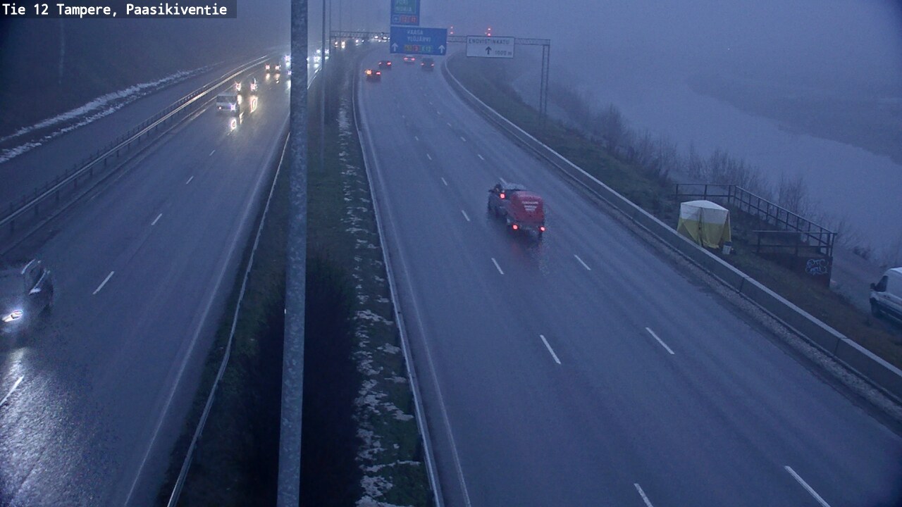 Weather Camera Image Väg 12 Tammerfors, Paasikiventie, Tampere, Pirkanmaa