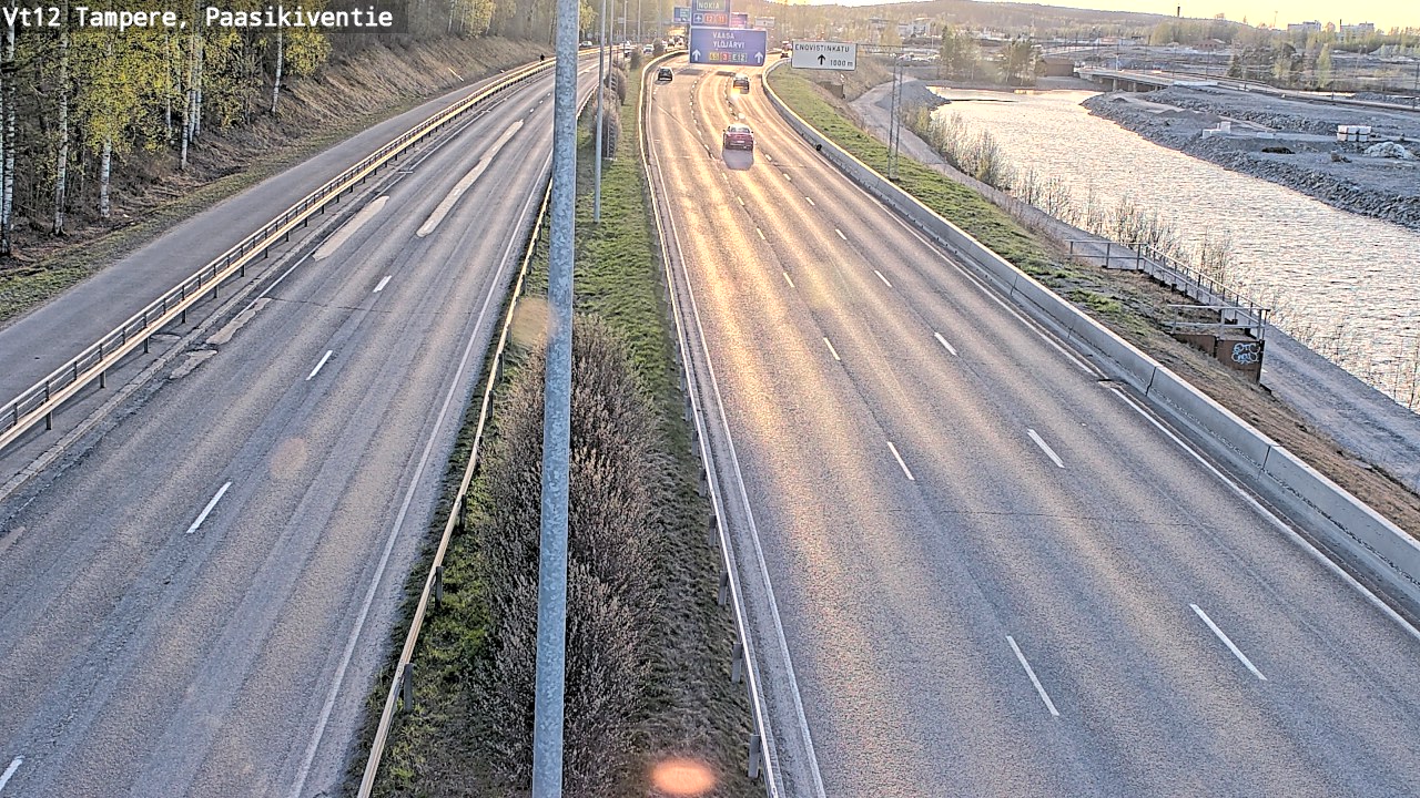 Weather Camera Image Road 12 Tampere, Paasikiventie, Tampere, Pirkanmaa
