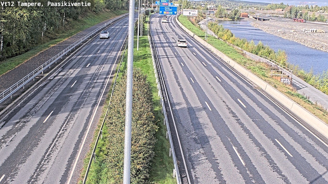 Weather Camera Image Väg 12 Tammerfors, Paasikiventie, Tampere, Pirkanmaa