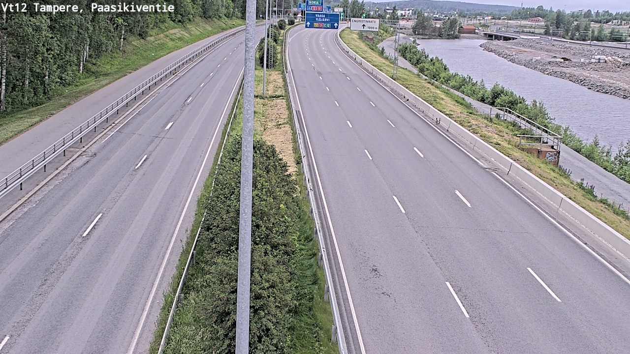 Kelikamerat Kuva Tie 12 Tampere, Paasikiventie, Tampere, Pirkanmaa