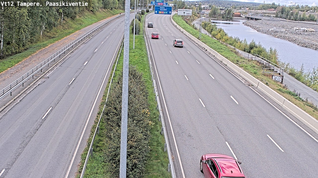 Weather Camera Image Road 12 Tampere, Paasikiventie, Tampere, Pirkanmaa