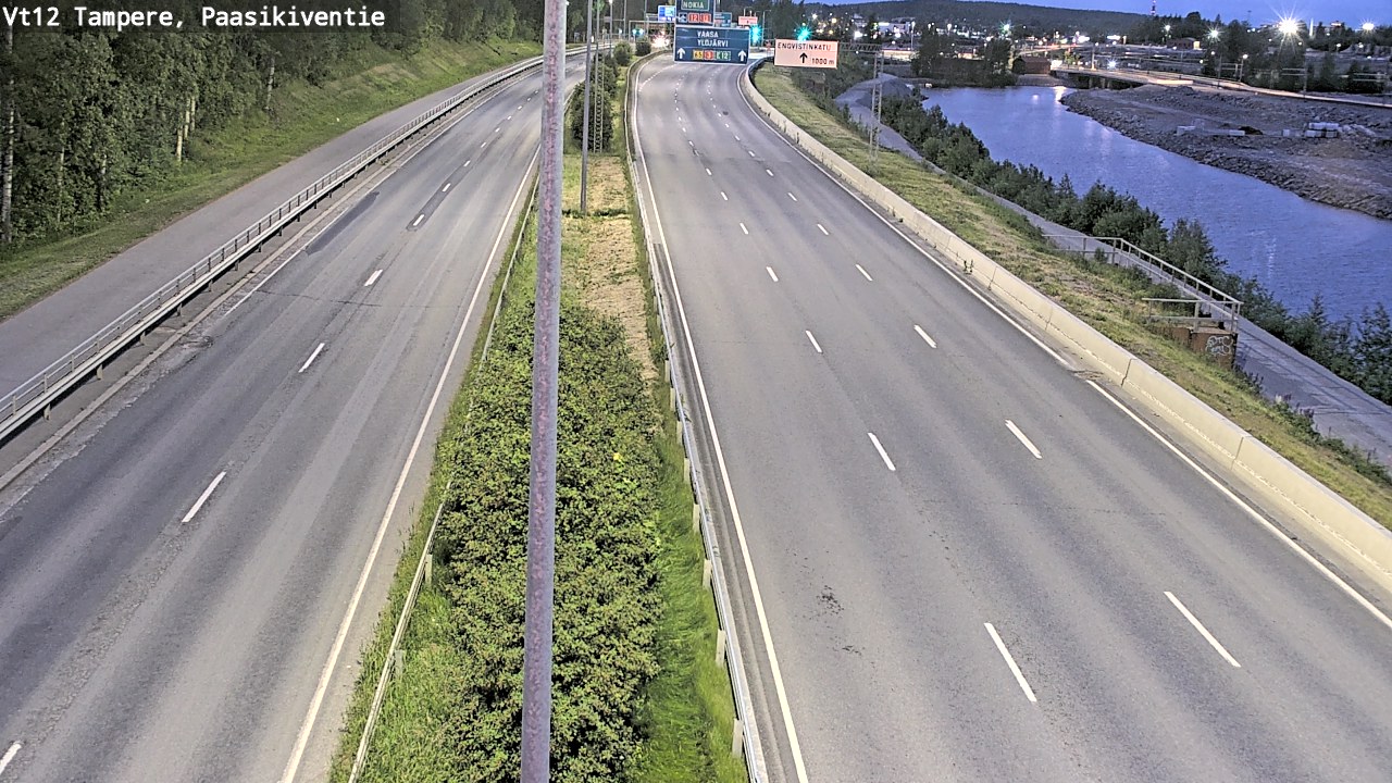 Kelikamerat Kuva Tie 12 Tampere, Paasikiventie, Tampere, Pirkanmaa