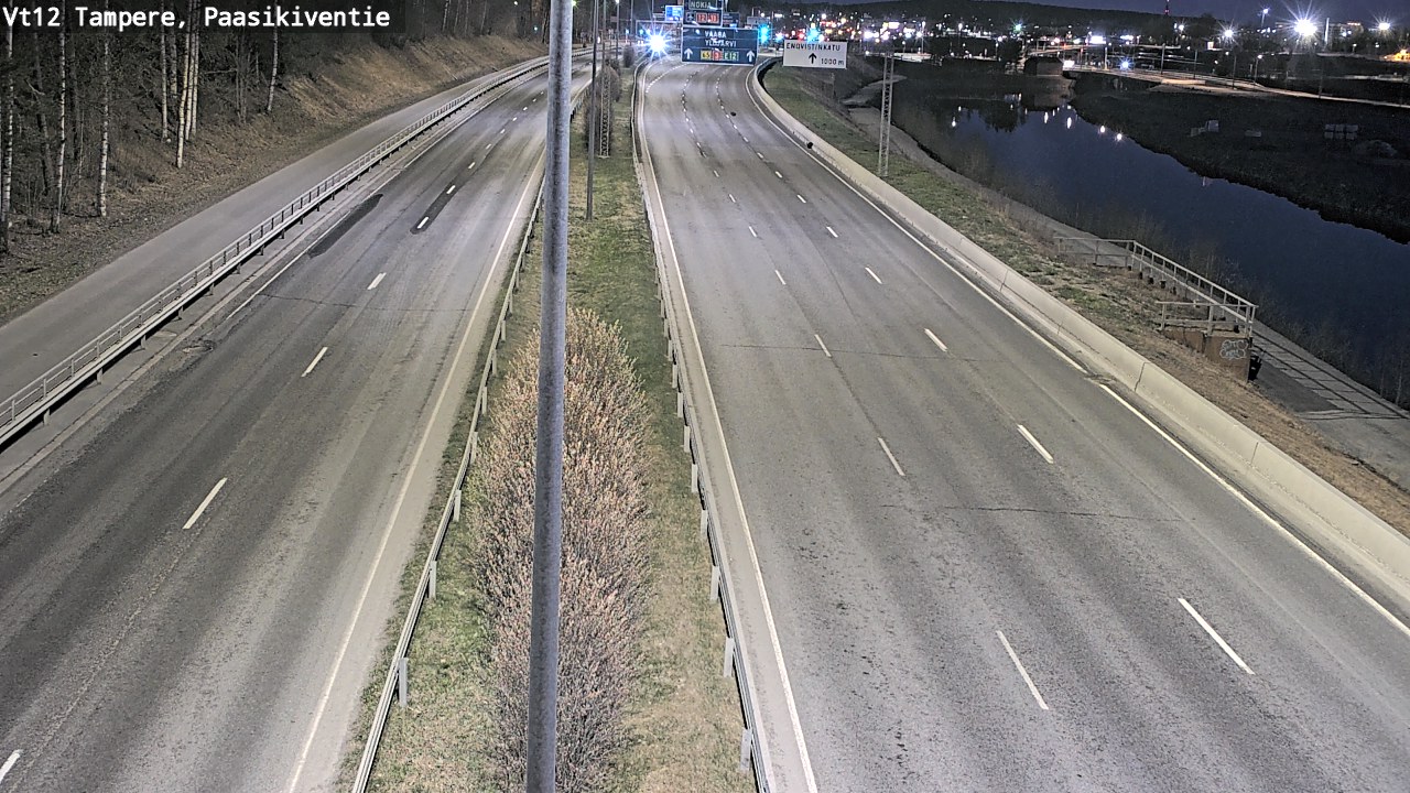 Weather Camera Image Road 12 Tampere, Paasikiventie, Tampere, Pirkanmaa