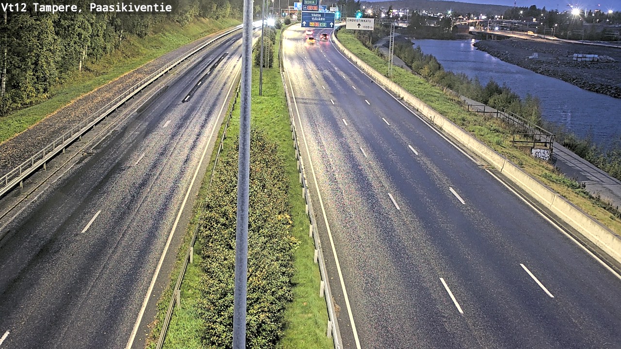 Weather Camera Image Väg 12 Tammerfors, Paasikiventie, Tampere, Pirkanmaa