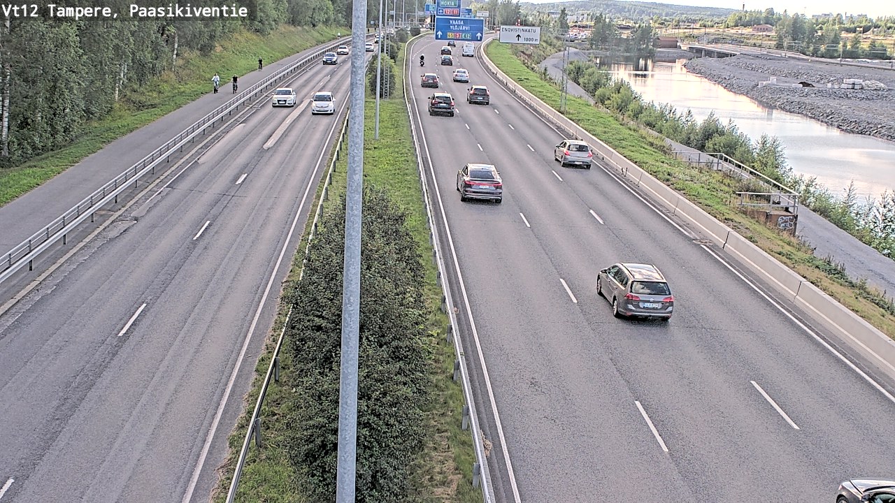 Kelikamerat Kuva Tie 12 Tampere, Paasikiventie, Tampere, Pirkanmaa