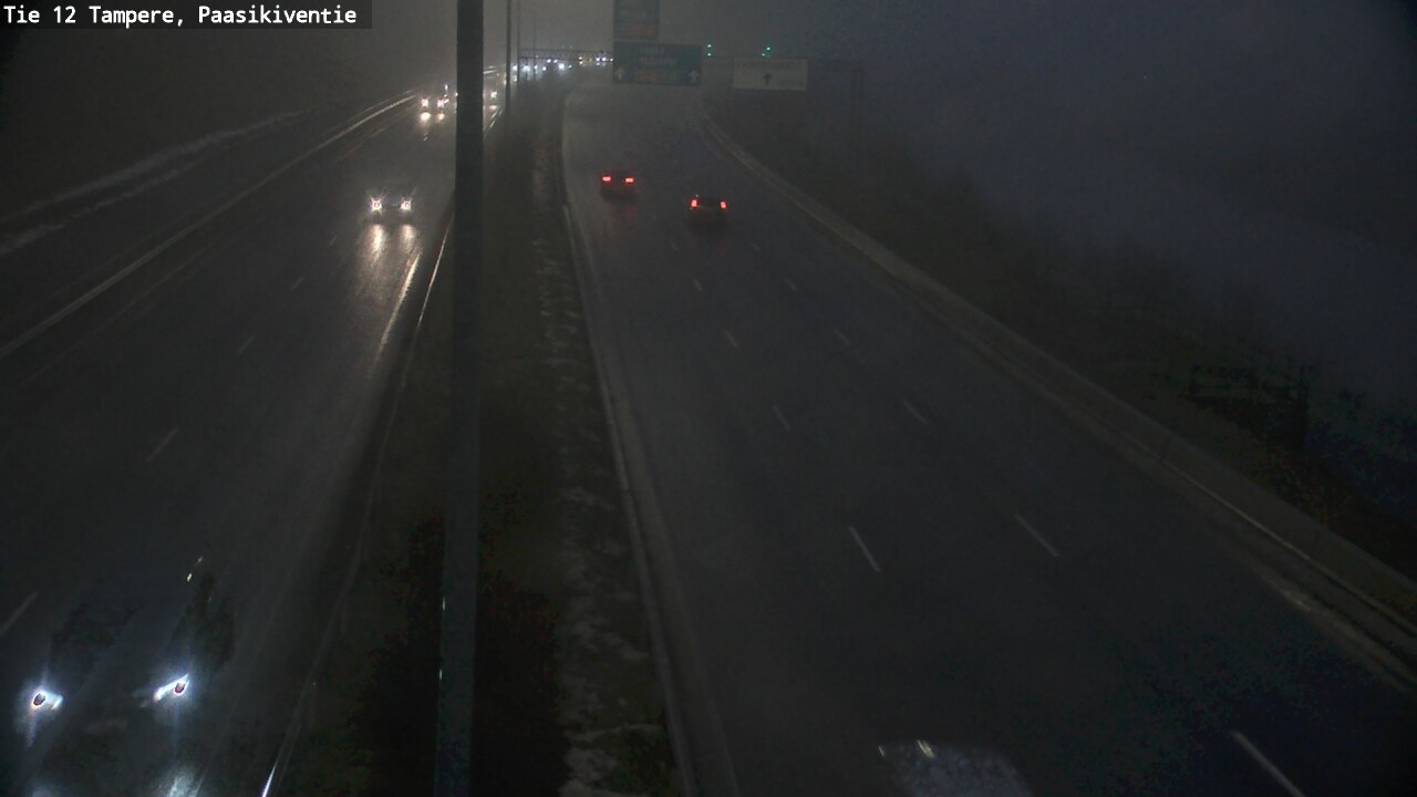 Weather Camera Image Väg 12 Tammerfors, Paasikiventie, Tampere, Pirkanmaa