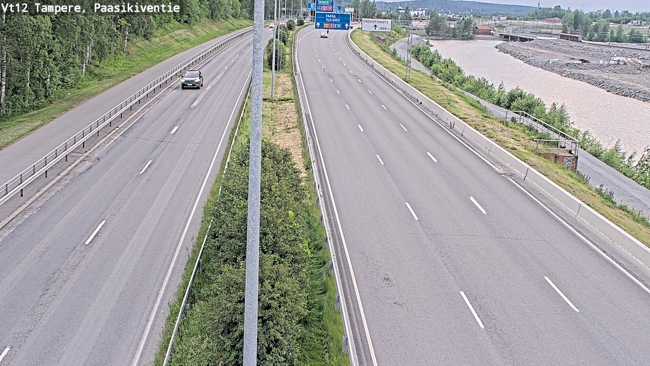 Kelikamerat Kuva Tie 12 Tampere, Paasikiventie, Tampere, Pirkanmaa