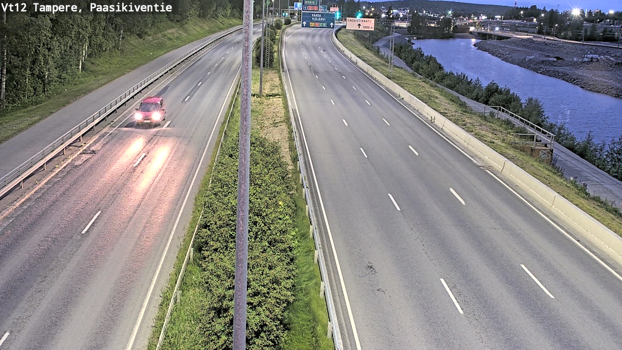 Kelikamerat Kuva Tie 12 Tampere, Paasikiventie, Tampere, Pirkanmaa